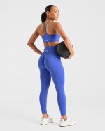 Empower Seamless Leggings - Cobalt - Image 8