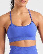 Empower Seamless Sports Bra - Cobalt - Image 5