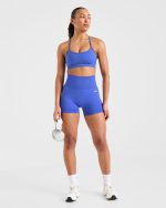 Empower Seamless Sports Bra - Cobalt - Image 8
