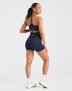 Empower Seamless Shorts - Navy - Image 4