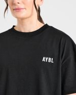 Sculpting Season Oversized T Shirt - Black - Image 6