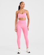 Empower Seamless Leggings - Baby Pink - Image 3