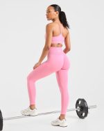 Empower Seamless Leggings - Baby Pink - Image 7