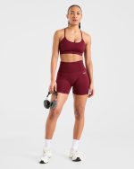 Empower Seamless Sports Bra - Red Wine - Image 8