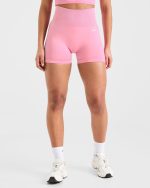 Empower Seamless Shorts - Baby Pink - Image 2