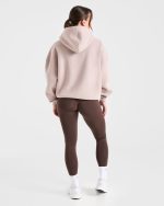 Sport Outline Oversized Hoodie - Pebble Grey - Image 4