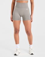 Empower Seamless Shorts - Taupe - Image 2