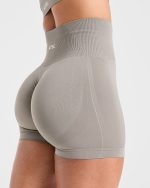 Empower Seamless Shorts - Taupe - Image 6