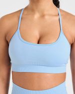 Empower Seamless Sports Bra - Sky Blue - Image 5