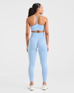 Empower Seamless Sports Bra - Sky Blue - Image 4