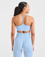 Empower Seamless Sports Bra - Sky Blue - Image 2