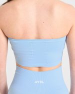 Empower Seamless Halterneck Crop Top - Sky Blue - Image 6