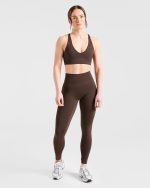 Staple Leggings - Brown - Image 3