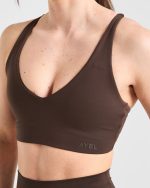 Staple Sports Bra - Brown - Image 5