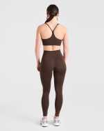 Staple Leggings - Brown - Image 4