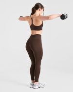 Staple Leggings - Brown - Image 8