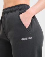 AYBL Sports Outline Oversized Straight Leg Joggers - Charcoal - Image 5