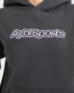 AYBL Sports Outline Oversized Hoodie - Charcoal - Image 5