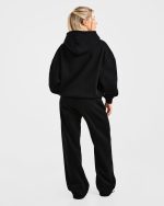 Varsity 2.0 Oversized Straight Leg Joggers - Black - Image 4