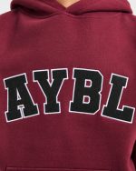 Varsity 2.0 Oversized Hoodie - Red Wine - Image 5
