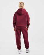 Varsity 2.0 Oversized Joggers - Red Wine - Image 4
