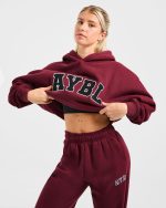 Varsity 2.0 Oversized Hoodie - Red Wine - Image 7