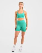 Empower Seamless Sports Bra - Jade Green - Image 3