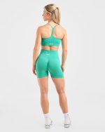 Empower Seamless Sports Bra - Jade Green - Image 4