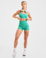 Empower Seamless Sports Bra - Jade Green - Image 8