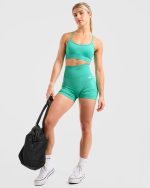 Empower Seamless Sports Bra - Jade Green - Image 7