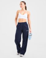 Varsity 2.0 Oversized Straight Leg Joggers - Navy - Image 8