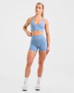 Staple Sports Bra - Slate Blue - Image 3