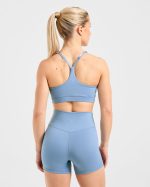 Staple Sports Bra - Slate Blue - Image 2