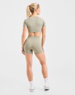 Staple Shorts - Washed Olive - Image 4