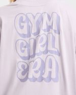 Gym Girl Era Oversized T Shirt - Purple - Image 5