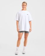 AYBL Sports Club Oversized T Shirt - White - Image 3