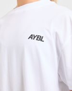 AYBL Sports Club Oversized T Shirt - White - Image 6