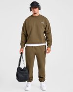 Essential Oversized Sweater - Olive Green - Image 8