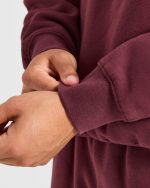 Essential Oversized Sweater - Burgundy Red - Image 5