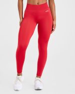 Adapt Seamless Leggings - Salsa Red - Image 2