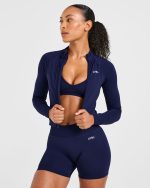 Adapt Seamless Shorts - Deep Navy - Image 8
