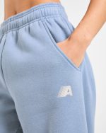 Retro Athletics Oversized Joggers - Vintage Blue - Image 5