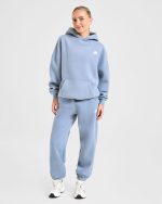 Retro Athletics Oversized Joggers - Vintage Blue - Image 3