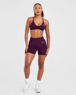 Adapt Seamless Shorts - Midnight Plum - Image 3