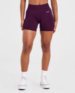 Adapt Seamless Shorts - Midnight Plum - Image 2