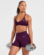 Adapt Seamless Shorts - Midnight Plum - Image 7