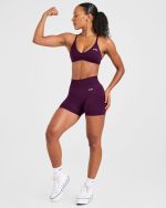 Adapt Seamless Shorts - Midnight Plum - Image 8