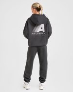 Retro Athletics Oversized Joggers - Charcoal - Image 4