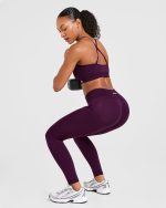 Adapt Seamless Sports Bra - Midnight Plum - Image 8