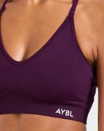 Adapt Seamless Sports Bra - Midnight Plum - Image 5
